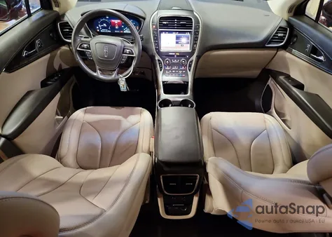 2019 Lincoln Nautilus Reserve из США, поврежденный, VIN 2LMPJ8LP4KBL34987